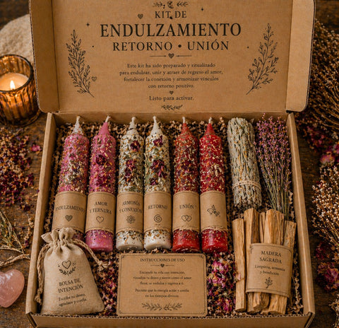 ❤️ KIT DE ENDULZAMIENTO, RETORNO Y UNIÓN RITUALIZADO